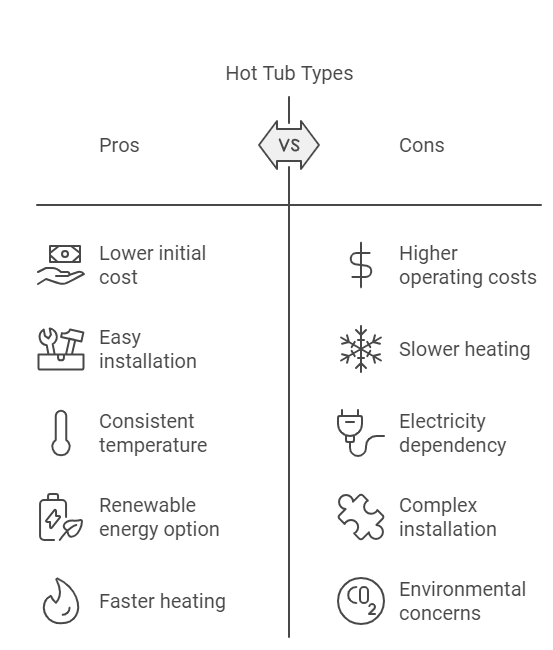 hot tub pros and cons